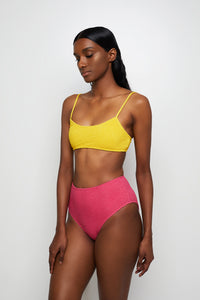 Vivi Top in Canary Yellow